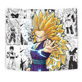 Gohan SSj3 Tapestry Custom Dragon Ball Anime Manga Room Decor 1 - PerfectIvy