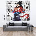 Gohan SSj4 Tapestry Custom Dragon Ball Anime Manga Room Decor 2 - PerfectIvy