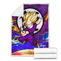 Gohan Super Saiyan Fleece Blanket Custom Dragon Ball Anime Galaxy Style 2 - PerfectIvy