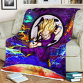 Gohan Super Saiyan Fleece Blanket Custom Dragon Ball Anime Galaxy Style 3 - PerfectIvy