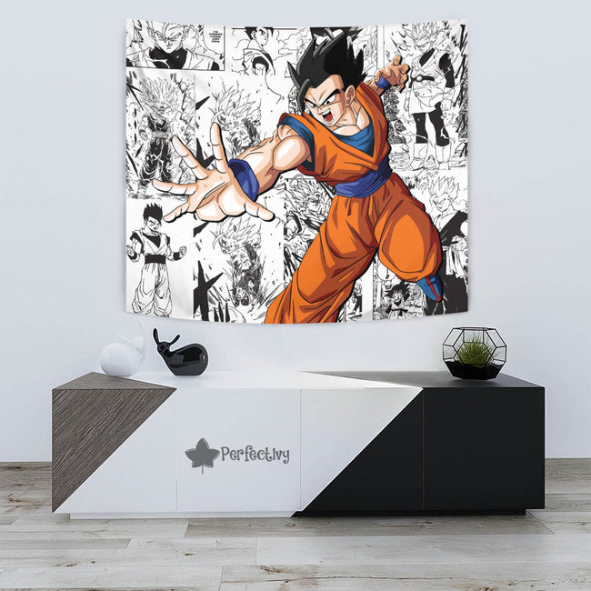 Gohan Tapestry Custom Dragon Ball Anime Manga Room Decor 4 - PerfectIvy