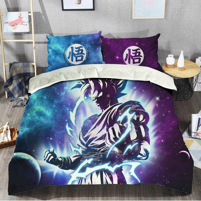 Goku Blue Bedding Set Custom Galaxy Dragon Ball Anime Bedding Room Decor 1 - PerfectIvy