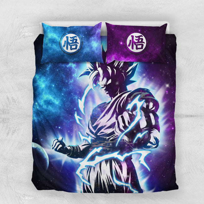Goku Blue Bedding Set Custom Galaxy Dragon Ball Anime Bedding Room Decor 2 - PerfectIvy