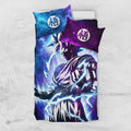Goku Blue Bedding Set Custom Galaxy Dragon Ball Anime Bedding Room Decor 4 - PerfectIvy
