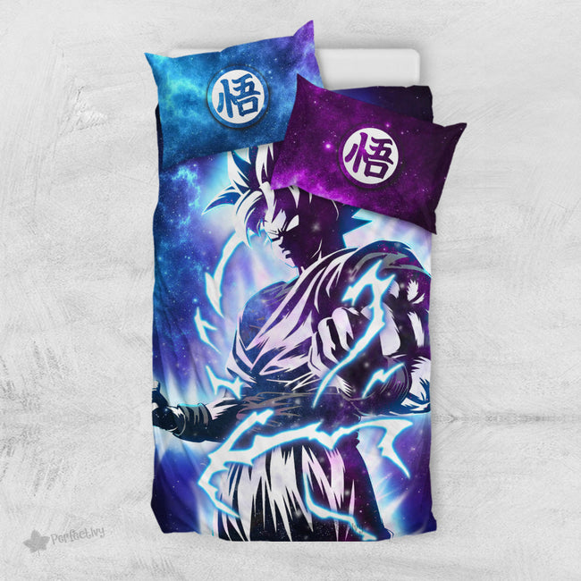 Goku Blue Bedding Set Custom Galaxy Dragon Ball Anime Bedding Room Decor 4 - PerfectIvy