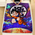 Goku Fleece Blanket Custom Dragon Ball Anime Galaxy Style 4 - PerfectIvy