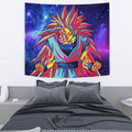 Goku SSJ Tapestry Custom Dragon Ball Anime Room Decor 2 - PerfectIvy