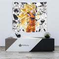 Goku SSJ3 Tapestry Custom Dragon Ball Anime Manga Room Decor 3 - PerfectIvy