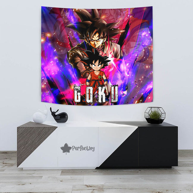 Goku Tapestry Custom Dragon Ball Anime Home Decor 3 - PerfectIvy