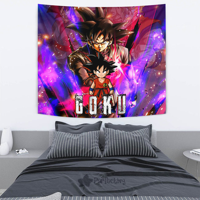 Goku Tapestry Custom Dragon Ball Anime Home Decor 4 - PerfectIvy