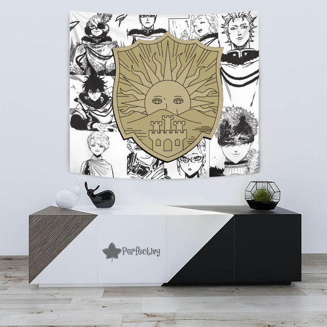 Golden Dawn Tapestry Custom Black Clover Anime Manga Room Wall Decor 2 - PerfectIvy