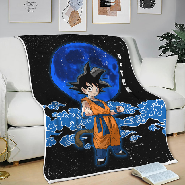 Goten Blanket Custom Cloud Dragon Ball Anime Bedding 3 - PerfectIvy