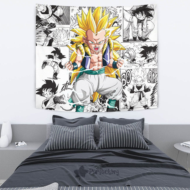 Gotenks Tapestry Custom Dragon Ball Anime Manga Room Decor 4 - PerfectIvy