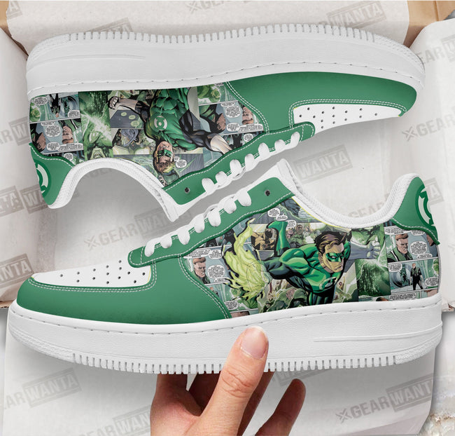Green Latern Sneakers Custom Superhero Comic Shoes 1 - PerfectIvy