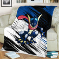 Greninja Blanket Fleece Custom Pokemon Anime Bedding 2 - PerfectIvy