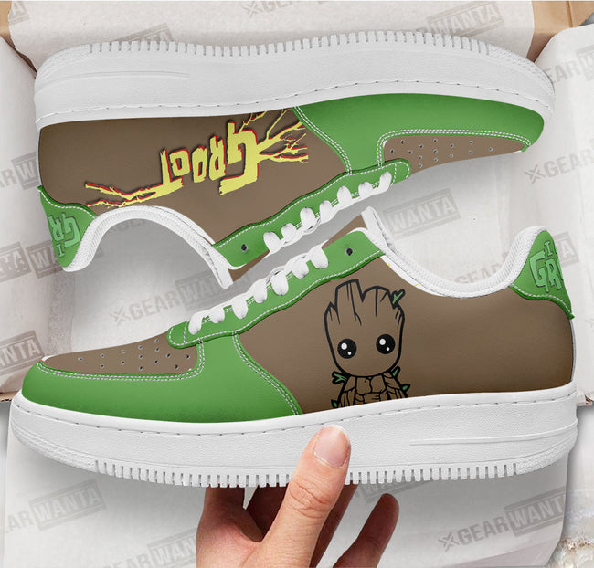 Groot Super Hero Custom Sneakers QD22 2 - PerfectIvy