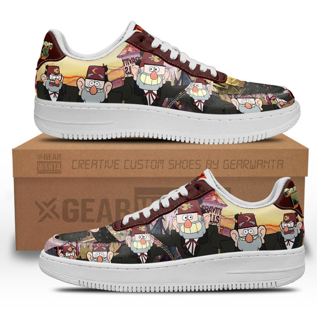 Grunkle Stan Gravity Falls Sneakers Custom Cartoon Shoes 2 - PerfectIvy