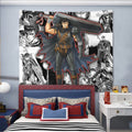 Guts Tapestry Custom Berserk Manga Anime Room Decor 2 - PerfectIvy
