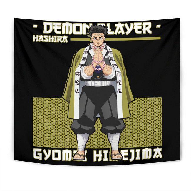 Gyomei Himejima Tapestry Custom Demon Slayer Anime Home Decor 1 - PerfectIvy