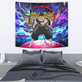 Gyomei Himejima Tapestry Custom Galaxy Demon Slayer Anime Room Decor 4 - PerfectIvy