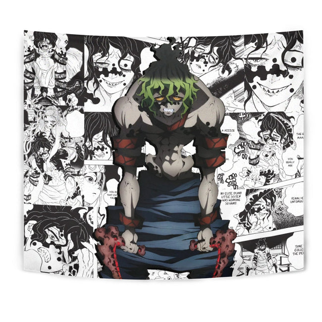 Gyutaro Tapestry Custom Demon Slayer Anime Manga Room Decor 1 - PerfectIvy