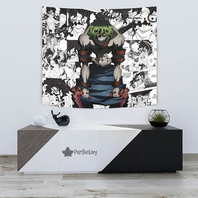 Gyutaro Tapestry Custom Demon Slayer Anime Manga Room Decor 3 - PerfectIvy