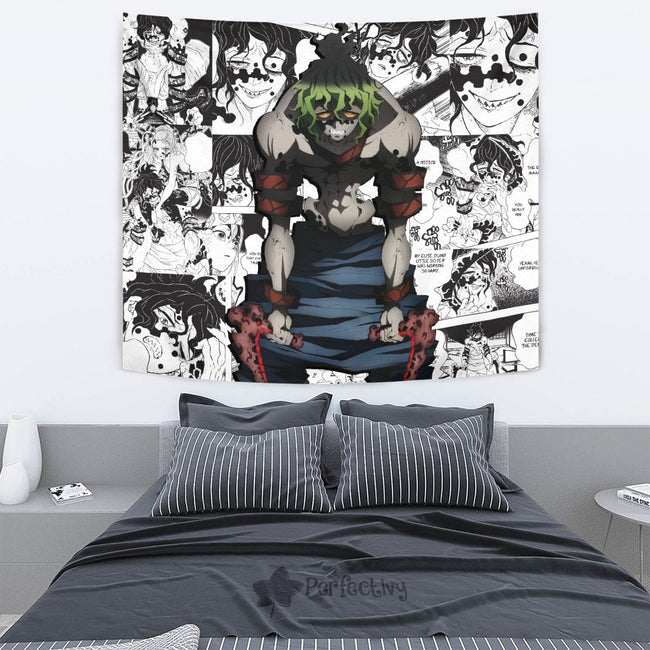 Gyutaro Tapestry Custom Demon Slayer Anime Manga Room Decor 4 - PerfectIvy