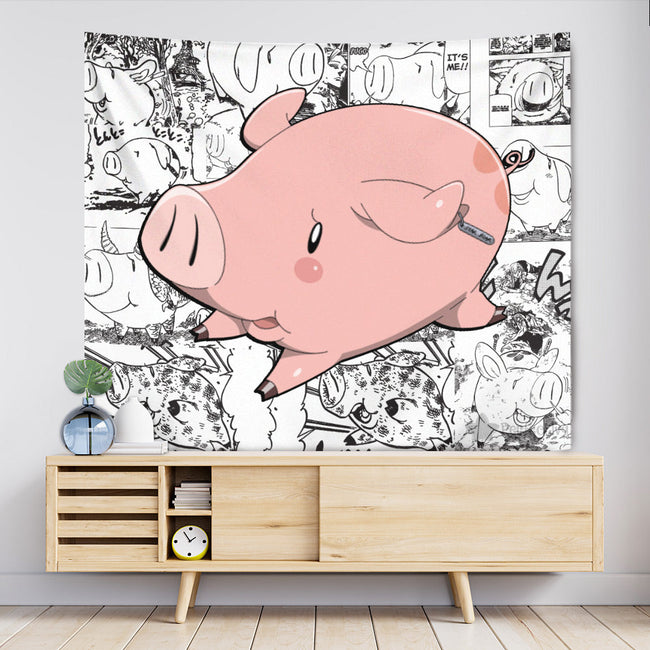 Hawk Tapestry Custom Seven Deadly Sins Manga Anime Room Decor 1 - PerfectIvy
