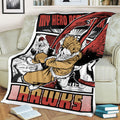 Hawks Keigo Takami Blanket Fleece Custom My Hero Academia Anime Bedding 2 - PerfectIvy