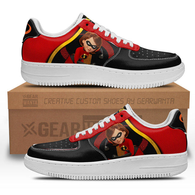 Helen Parr Elastigirl Sneakers Custom Incredible Family Cartoon Shoes 2 - PerfectIvy
