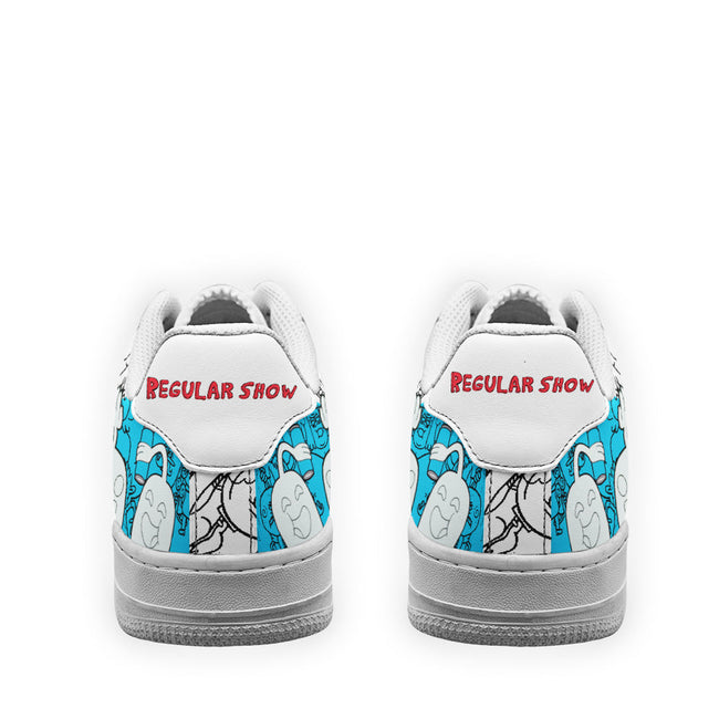 Hi Five Ghost Regular Show Sneakers Custom Cartoon Shoes 4 - PerfectIvy