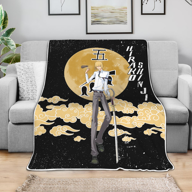 Hirako Shinji Blanket Moon Style Custom Bleach Anime Bedding 4 - PerfectIvy