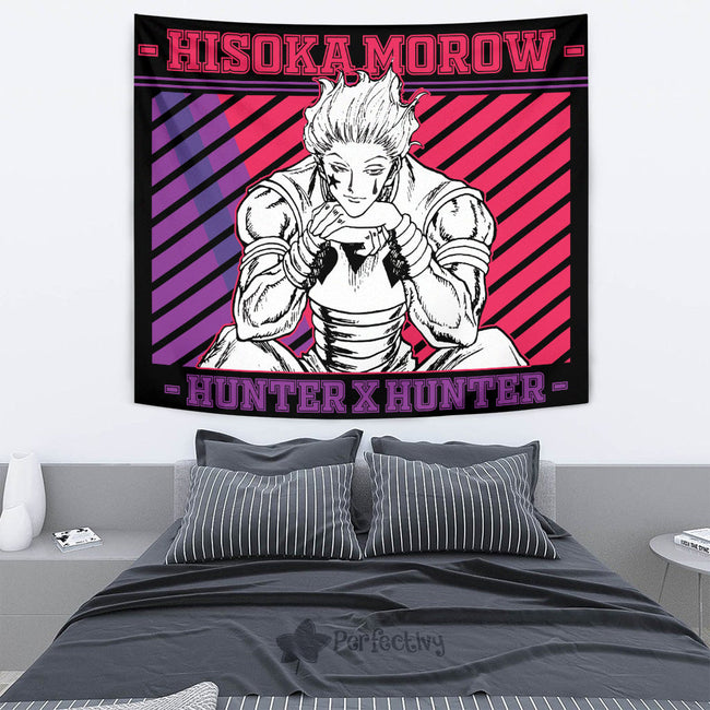 Hisoka Morow Tapestry Custom Hunter x Hunter Anime Bedroom Living Room Home Decoration 2 - PerfectIvy
