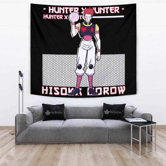 Hisoka Morow Tapestry Custom Hunter x Hunter Anime Home Decor 2 - PerfectIvy