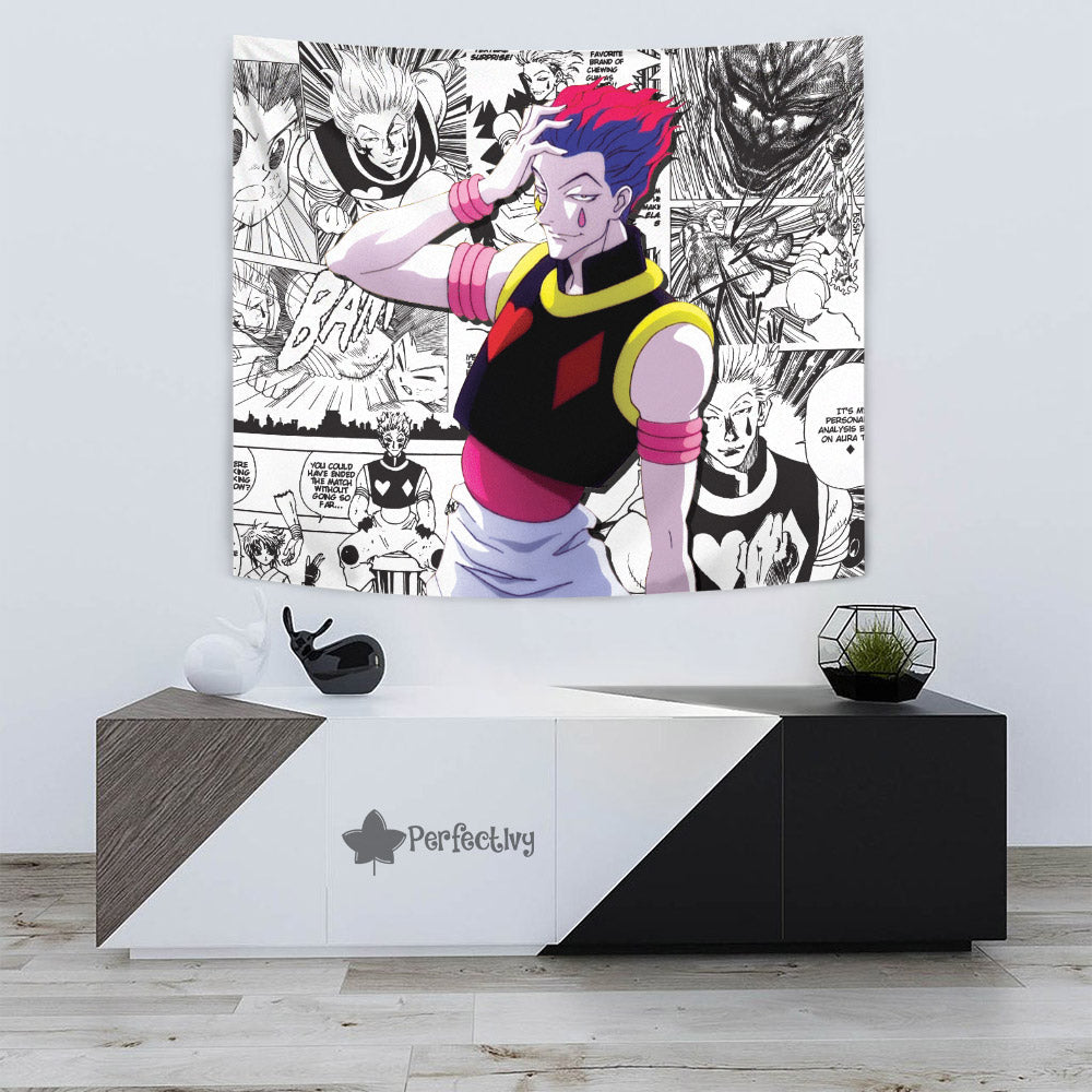 Hisoka tapestry on sale