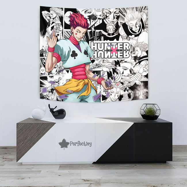 Hisoka Tapestry Custom Hunter x Hunter Anime mix Manga Home Room Wall Decor 3 - PerfectIvy