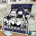 Hitoshi Shinso Blanket Fleece Custom My Hero Academia Anime Bedding 3 - PerfectIvy