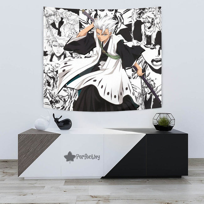 Hitsugaya Toushirou Tapestry Custom Bleach Anime Manga Room Wall Decor 3 - PerfectIvy