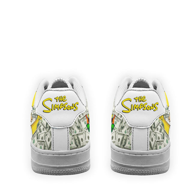 Homer Simpson Sneakers Custom Simpson Cartoon Shoes 4 - PerfectIvy