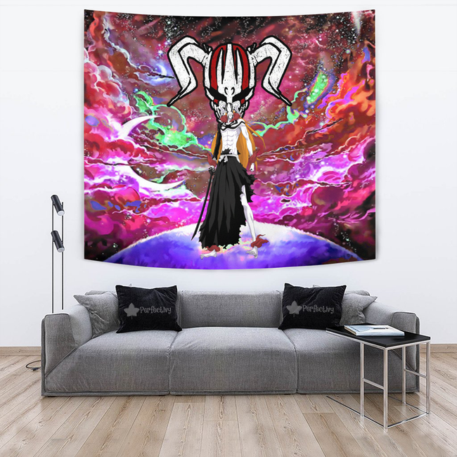 Ichigo Hollow Tapestry Custom Galaxy Bleach Anime Room Decor 2 - PerfectIvy