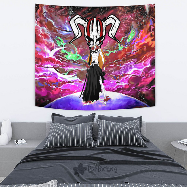 Ichigo Hollow Tapestry Custom Galaxy Bleach Anime Room Decor 4 - PerfectIvy