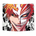Ichigo Kurosaki Hollow Tapestry Custom Bleach Anime Manga Room Wall Decor 1 - PerfectIvy