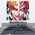 Ichigo Kurosaki Hollow Tapestry Custom Bleach Anime Manga Room Wall Decor 4 - PerfectIvy