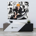 Ichigo Kurosaki Tapestry Custom Bleach Anime Manga Room Wall Decor 4 - PerfectIvy