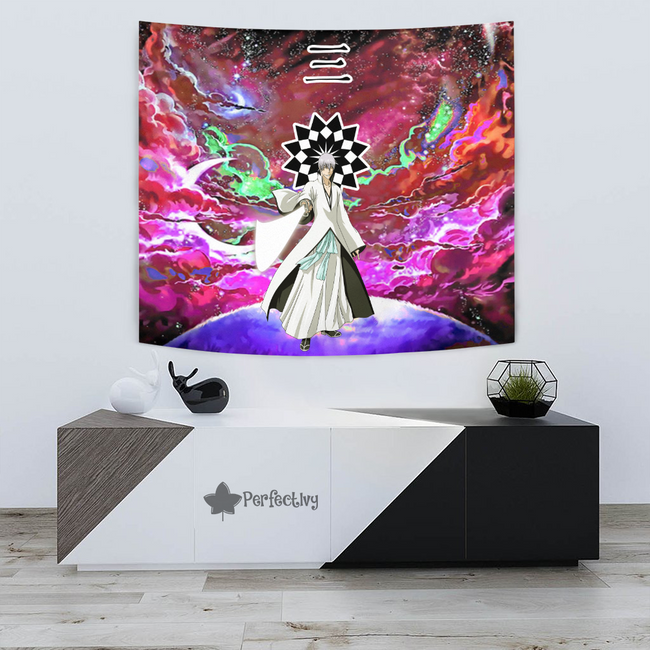 Ichimaru Gin Tapestry Custom Galaxy Bleach Anime Room Decor 3 - PerfectIvy
