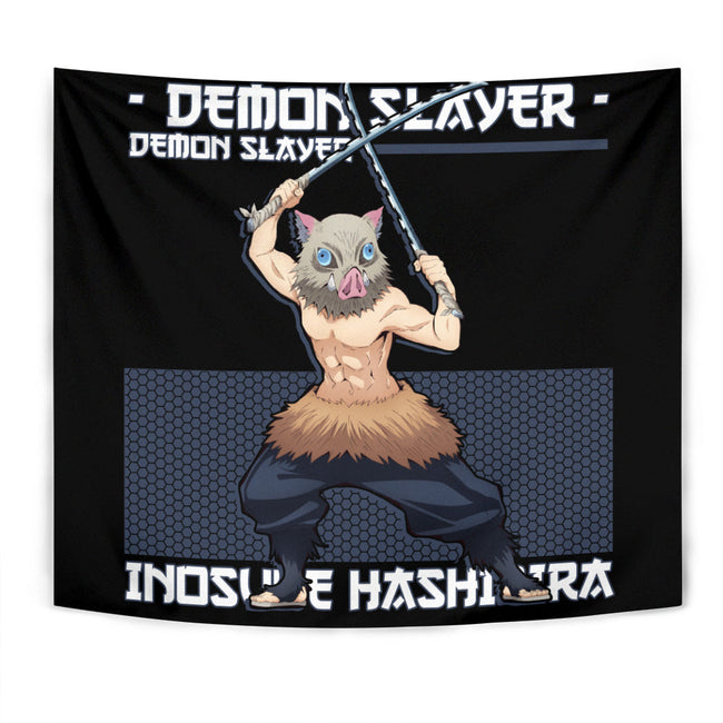 Inosuke Hashibira Tapestry Custom Demon Slayer Anime Home Decor 1 - PerfectIvy