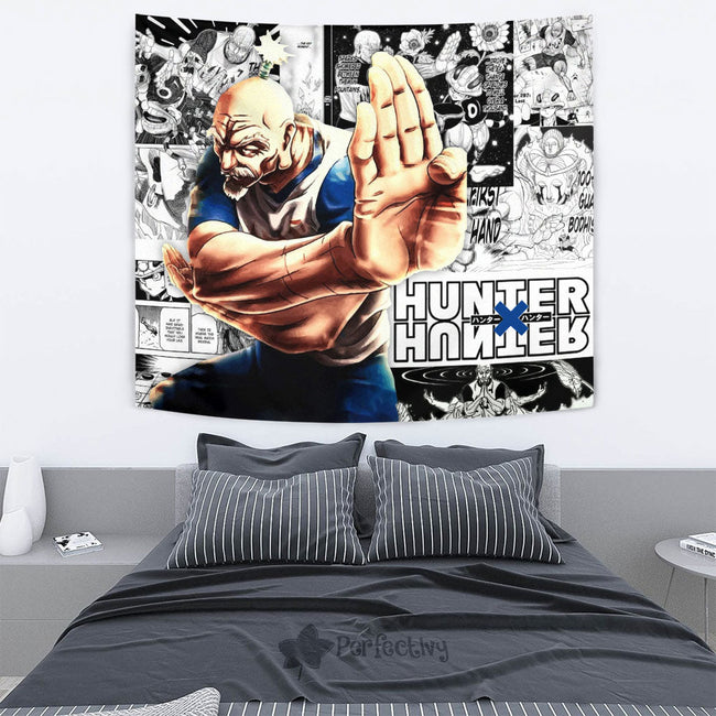 Isaac Netero Tapestry Custom Hunter x Hunter Anime mix Manga Home Room Wall Decor 2 - PerfectIvy