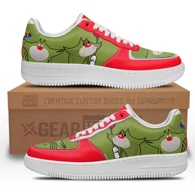 Jack Sneakers Custom Oggy and the Cockroaches Cartoon Shoes 2 - PerfectIvy