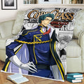Jeremiah Gottwald Blanket Fleece Custom Code Geass Anime Manga Bedding Room 2 - PerfectIvy