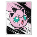 Jigglypuff Blanket Fleece Custom Pokemon Anime Bedding 3 - PerfectIvy